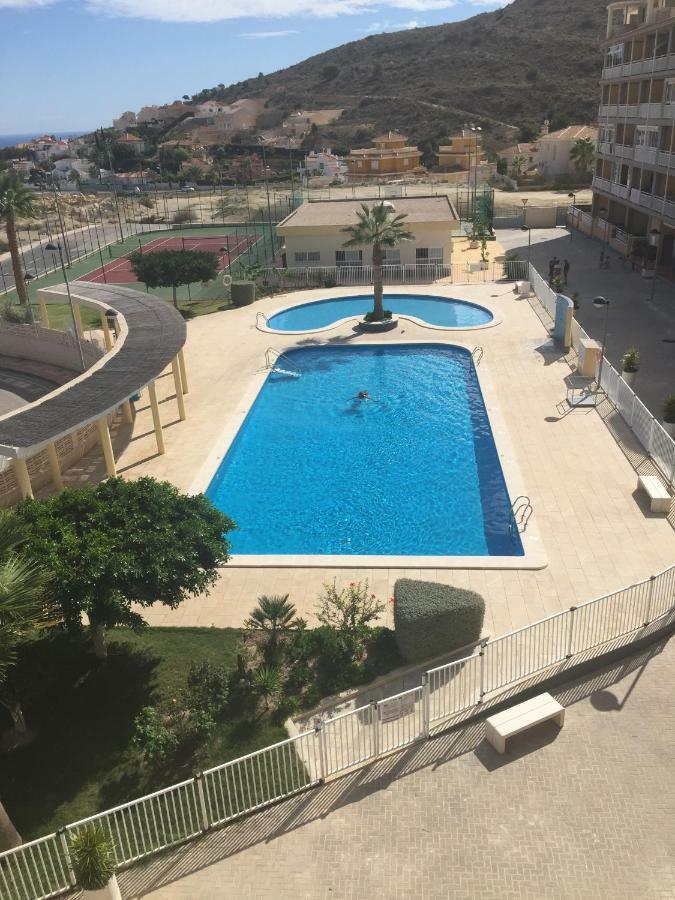2 dorm.A/A.Vista mar.WiFi.Gym.Sauna.Terraza.Parking. El Campello Bagian luar foto