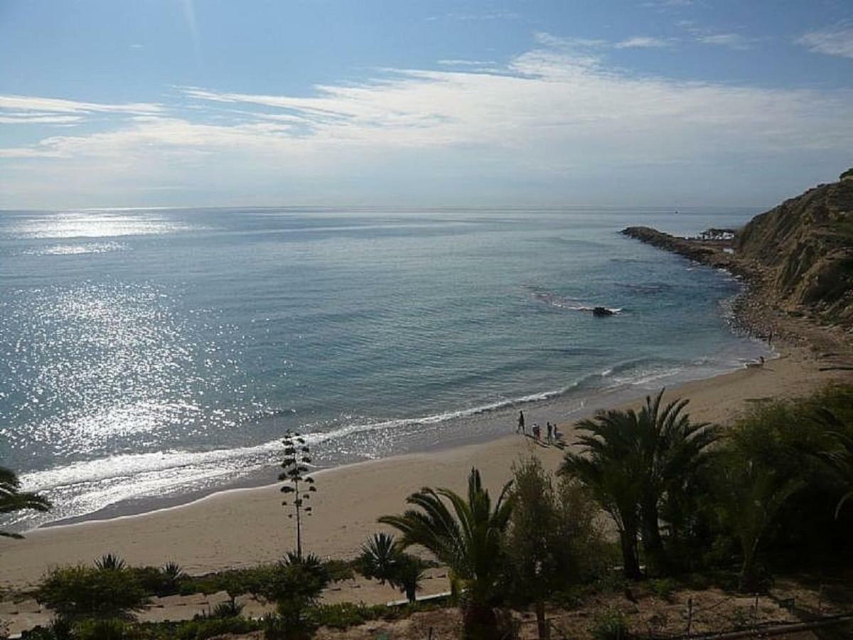 2 dorm.A/A.Vista mar.WiFi.Gym.Sauna.Terraza.Parking. El Campello Bagian luar foto