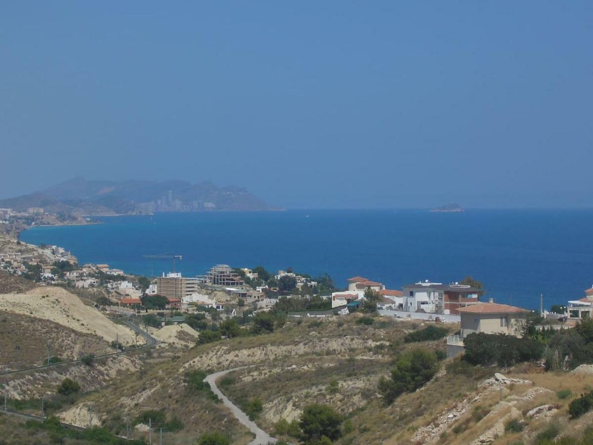 2 dorm.A/A.Vista mar.WiFi.Gym.Sauna.Terraza.Parking. El Campello Bagian luar foto