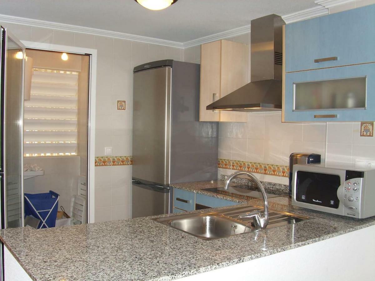 2 dorm.A/A.Vista mar.WiFi.Gym.Sauna.Terraza.Parking. El Campello Bagian luar foto