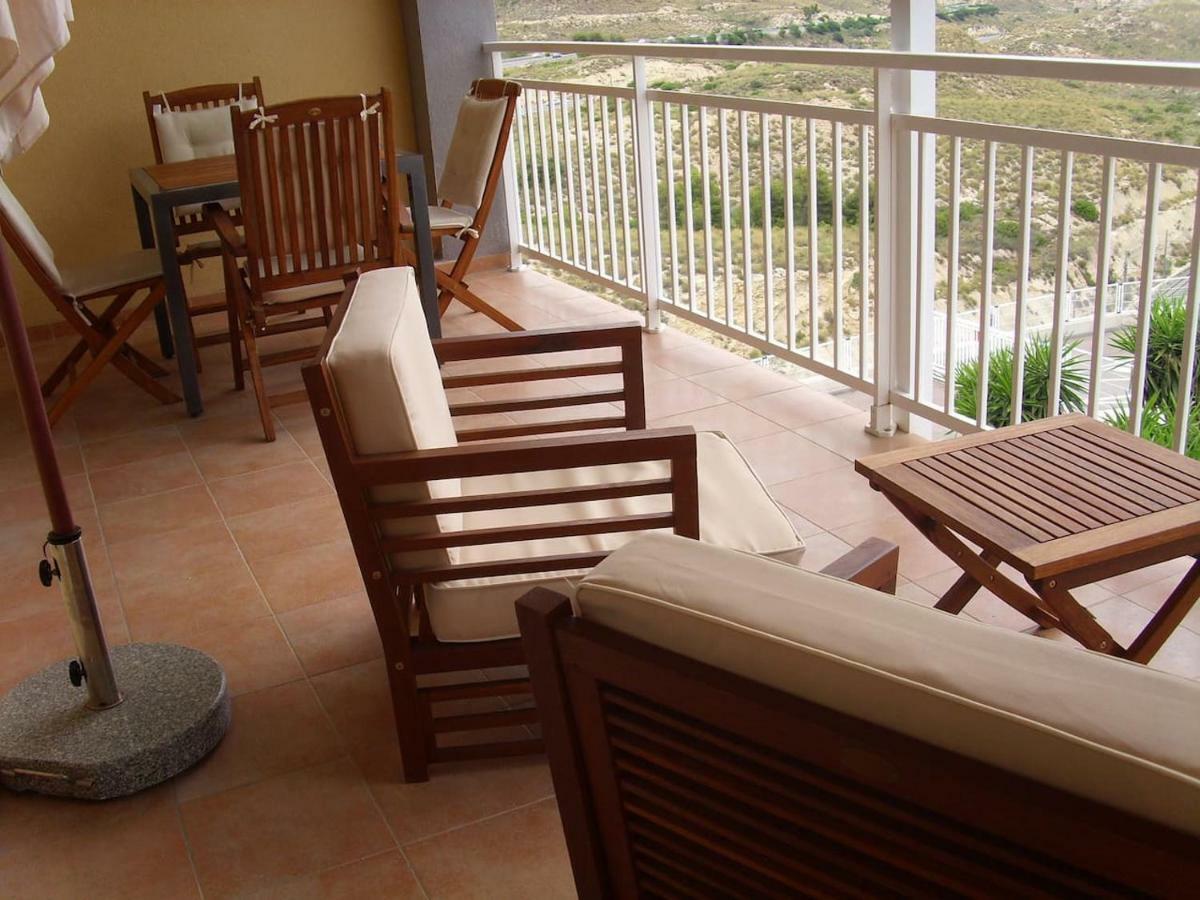 2 dorm.A/A.Vista mar.WiFi.Gym.Sauna.Terraza.Parking. El Campello Bagian luar foto
