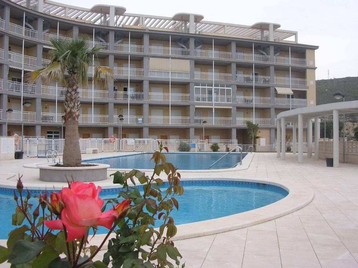 2 dorm.A/A.Vista mar.WiFi.Gym.Sauna.Terraza.Parking. El Campello Bagian luar foto