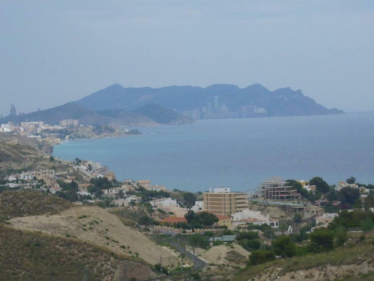 2 dorm.A/A.Vista mar.WiFi.Gym.Sauna.Terraza.Parking. El Campello Bagian luar foto